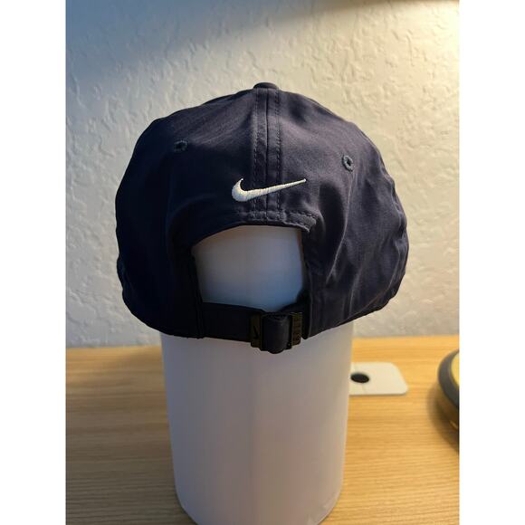 NIKE Legacy 91 Dri-fit Unisex 6 panel Cap Navy Blue Adjustable One Size Hat - Picture 4 of 9
